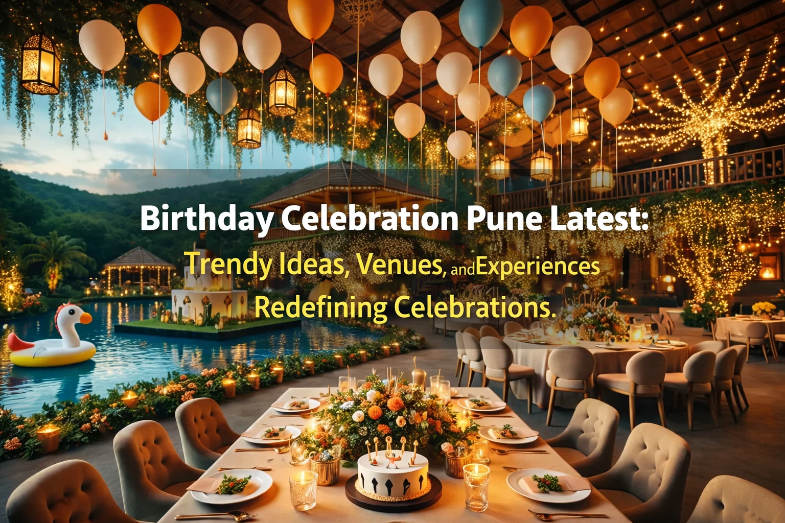 Birthday Celebration Pune Latest: Trendy Venue Ideas for a Memorable Party