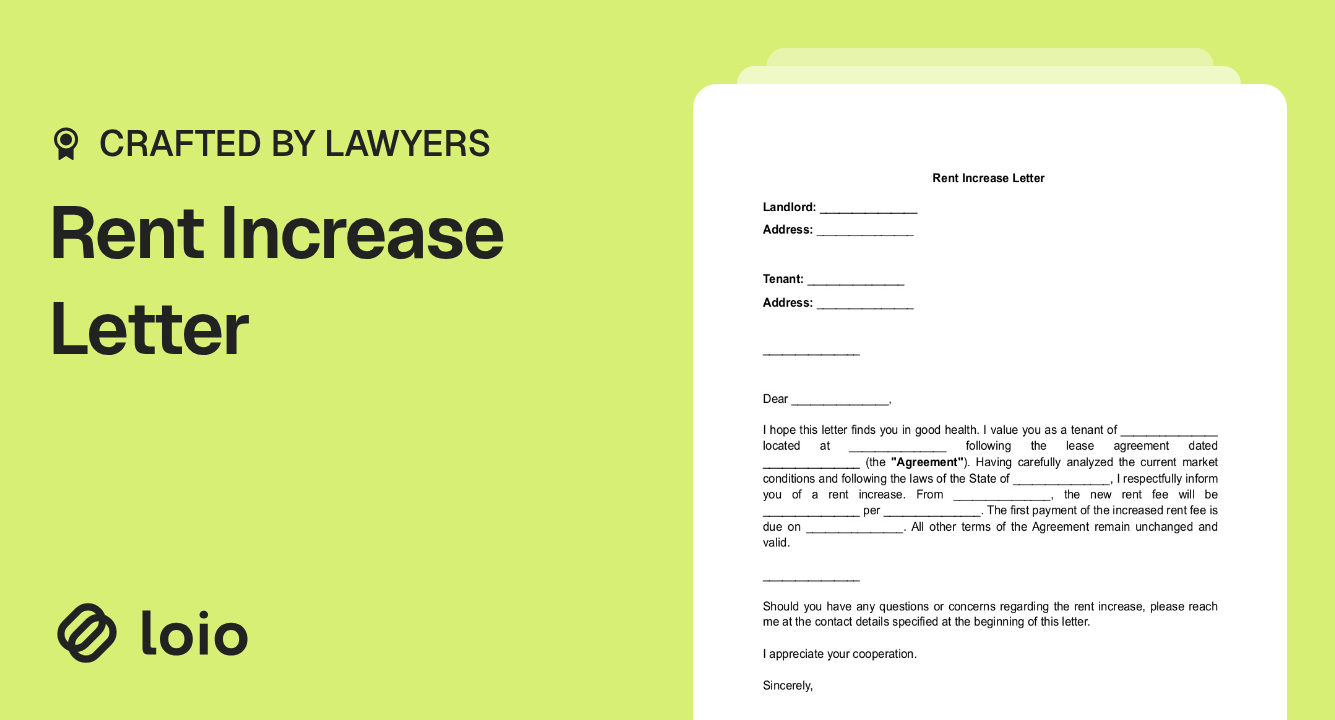 Rent Increase Letter to Tenant: How to Write a Clear and Professional Notice