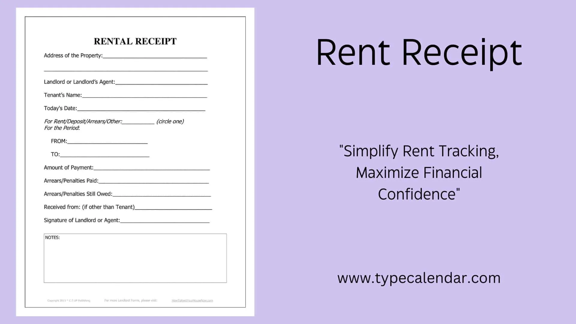 Rent Receipt Template Word: A Simple and Practical Guide