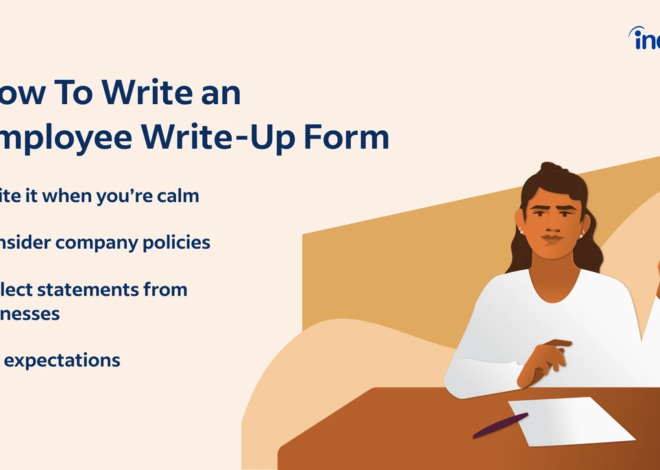 Employee Write Up Forms: What They Are and Why They Matter
