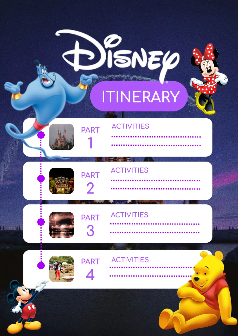 Disney Travel Itinerary Template: A Smarter Way to Plan Your Park Vacation