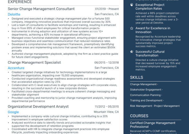 Management Consulting Resume Examples: What a Strong Consulting Resume Really Looks Like