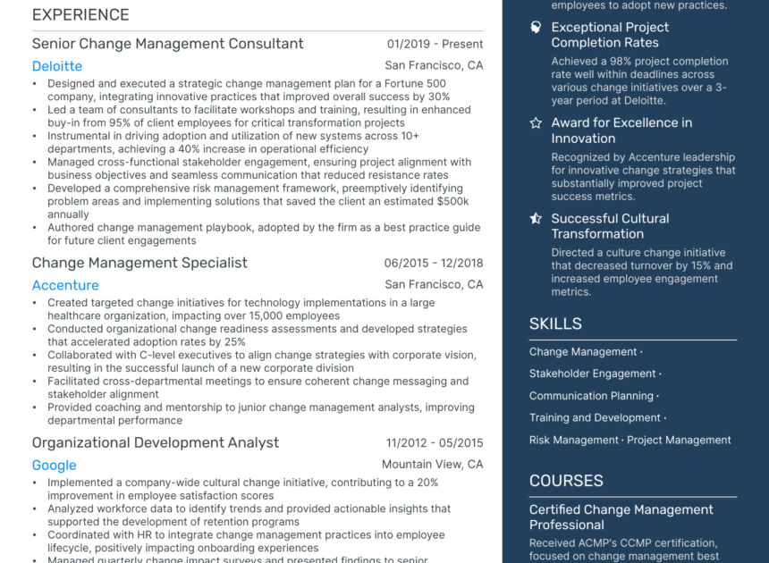 Management Consulting Resume Examples: What a Strong Consulting Resume Really Looks Like