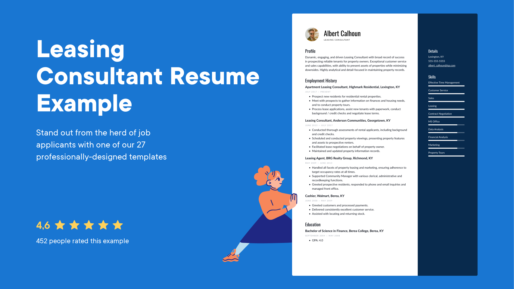 Leasing Consultant Resume Examples: How to Write a Resume That Gets You Noticed