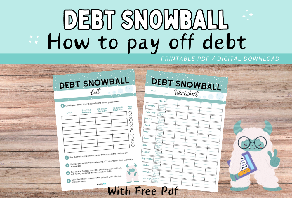 Debt Snowball Worksheet: A Simple Tool to Pay Off Debt Faster